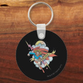 Supergirl Tattoo Sleutelhanger (Voorkant)