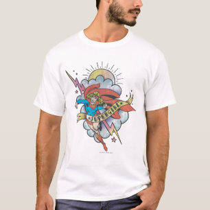 Supergirl Tattoo voor het geven van licht T-shirt