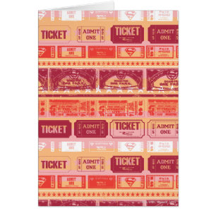 Supergirl Ticket Motif Orange