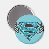 Supergirl Tribal Pattern-Logo Magneet (Voorkant / Achterkant)