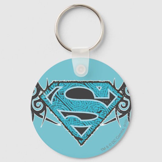 Supergirl Tribal Pattern-Logo Sleutelhanger (Voorkant)