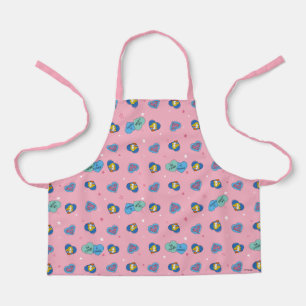 Supergirl uit deze wereldgrafische weergave schort