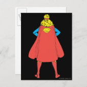 Supergirl Uitzicht Briefkaart (Voorkant / Achterkant)