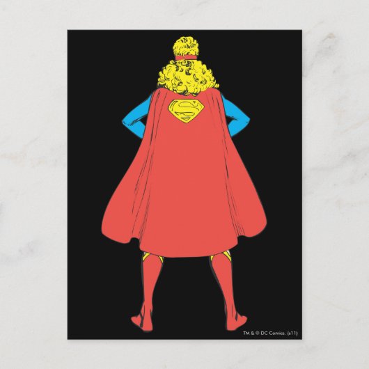 Supergirl Uitzicht Briefkaart (Voorkant)