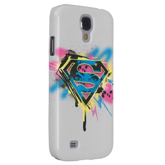 Supergirl, verf en morsen Case-Mate samsung galaxy hoesje (Back/Rechts)