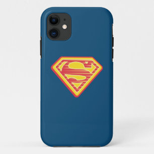 Supergirl Verre Logo iPhone 11 Hoesje