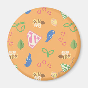 Supergirl vogels en bijen Sinaasappel Magneet