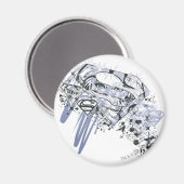 Supergirl Volledig Geweldige Magneet (Voorkant / Achterkant)