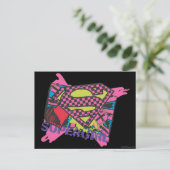 Supergirl X Briefkaart (Staand voorkant)