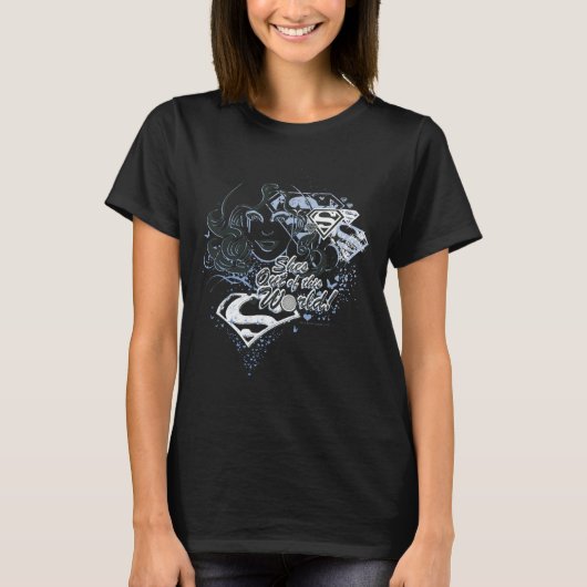 Supergirl, ze is uit deze wereld. t-shirt (Voorkant)