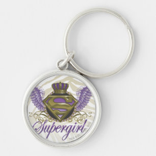 Supergirl Zebra Print Sleutelhanger