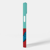 Supergirl zweven in blauw pak Case-Mate iPhone case (Achterkant / Rechts)