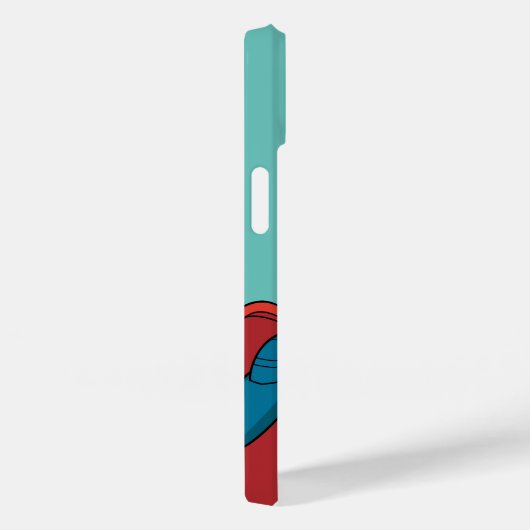 Supergirl zweven in blauw pak Case-Mate iPhone case (Achterkant / Rechts)