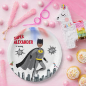 Superheld Amazing Unique Boy Fabulous Papieren Bordje (Feest)