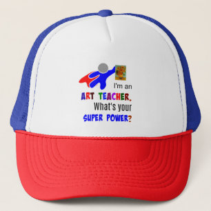 Superheld art leraar trucker pet