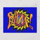 Superheld BAM! Briefkaart (Voorkant)