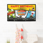 Superheld Birthday Banner (Insitu)