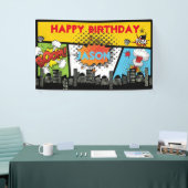 Superheld Birthday Banner (Beurs)