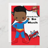 Superheld Birthday - Hartelijk dank (Voorkant / Achterkant)