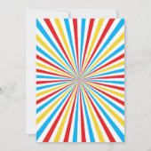 Superheld Birthday Party Invitation Kaart (Achterkant)