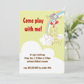 Superheld Birthday Uitnodiging (Staand voorkant)