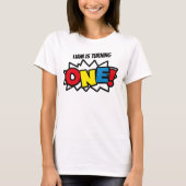 Superheld Black T-shirt, Birthday Outfit T-shirt (Voorkant)