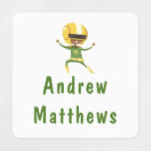 Superheld Boy Aangepaste Aangepaste Naam Kleding Labels (Design 2)