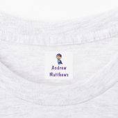 Superheld Boy Aangepaste Aangepaste Naam Kleding Labels (Aangebracht)