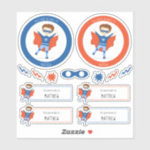 Superheld Boy Dit boek behoort tot Sticker (Vel)