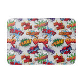 Superheld Bubble-patroon Badmat (Voorkant)