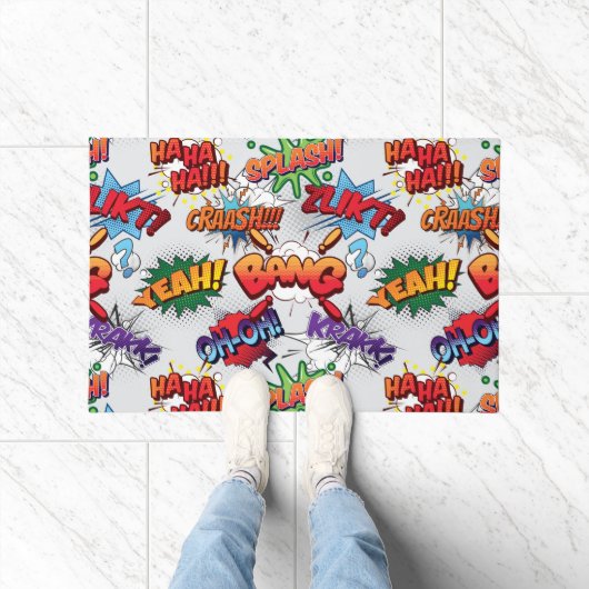 Superheld Bubble-patroon Deurmat (Binnen)