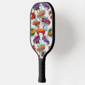 Superheld Bubble-patroon Pickleball Paddle (Links)