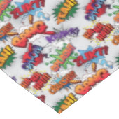 Superheld Bubble-patroon Tafelkleed (Gekanteld)