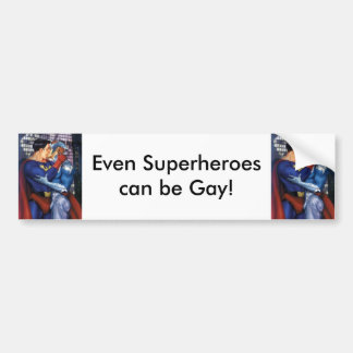 superheld bumpersticker