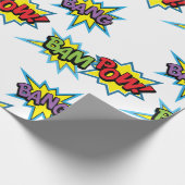 Superheld Bursts Cadeaupapier (Hoek)