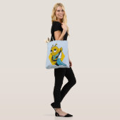 Superheld cartoon canvas tas (Op model)