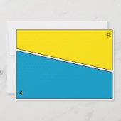 Superheld Celebration Kaart (Achterkant)