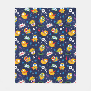 Superheld Chicken Fleece Deken