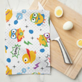 Superheld Chicken Theedoek (Quarter Fold)