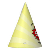 Superheld Comic Book Elke dag Feesthoedjes (Links)