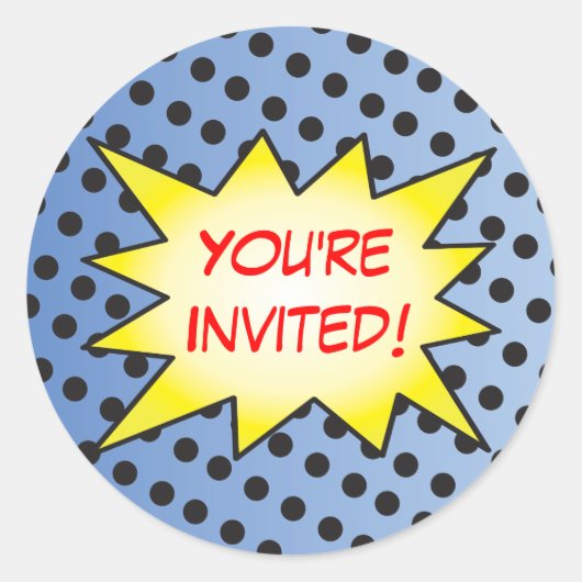 Superheld Comic Book Stickers (Voorkant)