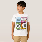 Superheld Comic Book Style Adoption Party T-shirt (Voorkant volledig)