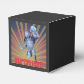 Superheld Comic Character Bedankdoosjes (Achterkant)