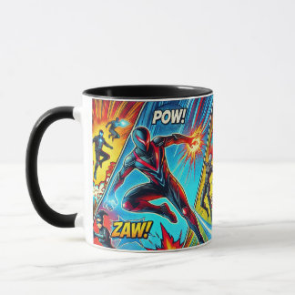 Superheld Comic Mok