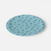 Superheld Comic Pattern Verjaardagsfeestje Papier  Papieren Bordje (Gekanteld)