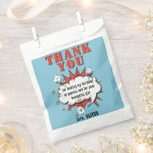 Superheld Comic Speech Bubble Birthday Hartelijk d Bedankzakje (Geknipt)