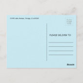 Superheld Comic Verjaardagsfeest Dank u Briefkaart (Achterkant)