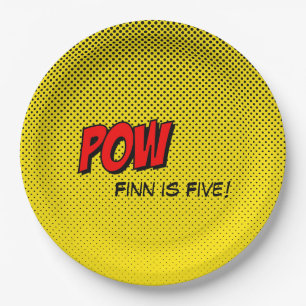 Superheld Custom Paper Bord - POW Yellow Back