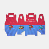 Superheld Custom Photo Birthday Cake Bedankdoosjes (Uitgevouwen)