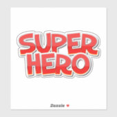 Superheld-decal Sticker (Vel)